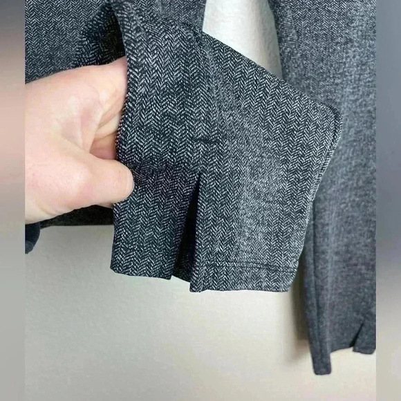 ATHLETA Women's XL Herringbone Mercer Tight Black Grey Phone Pockets Athletic - Picture 4 of 13